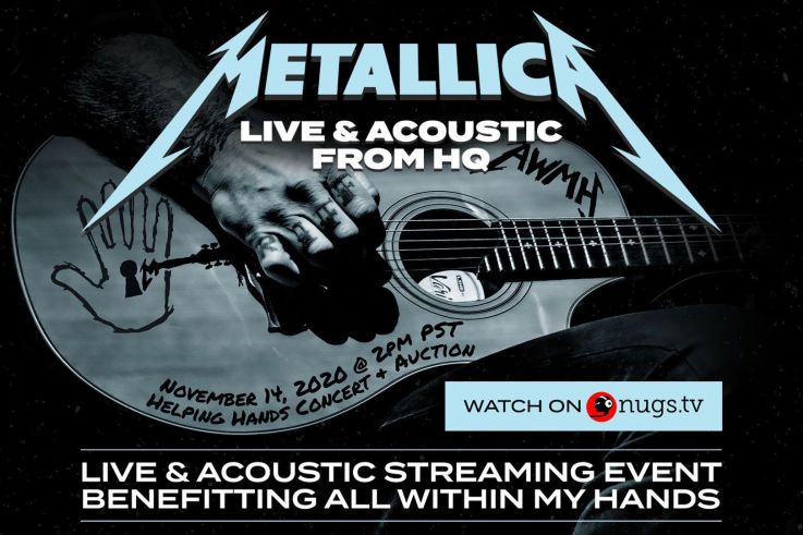 Metallica annonce un concert acoustique et solidaire en streaming mondial