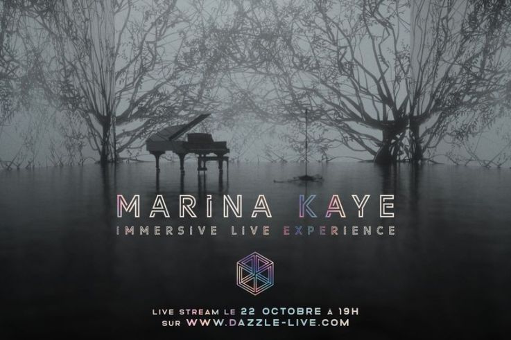 Marina Kaye en live stream immersif pour Dazzle 