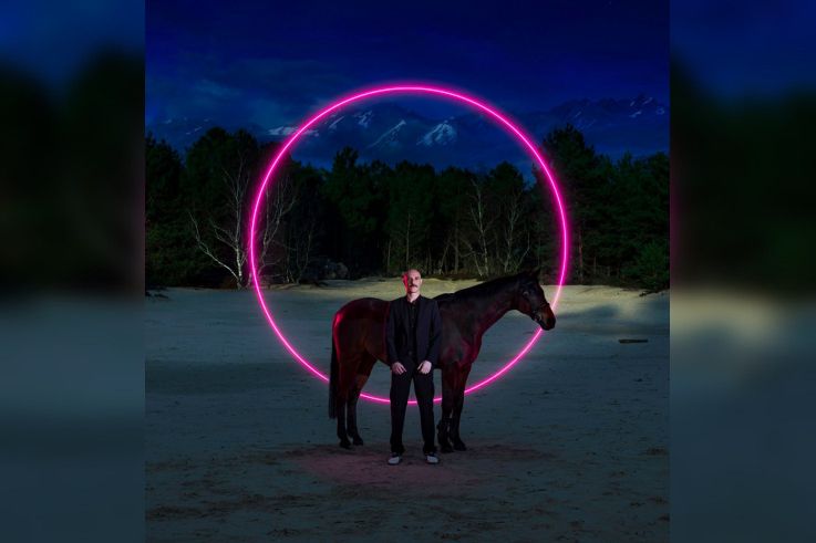 Vitalic en concert à l'Accor Arena de Paris en juin 2021