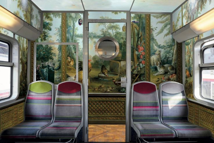 Train Paris Musées : quand des œuvres de musées parisiens décorent le RER C