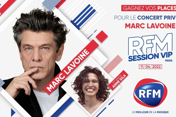 Marc Lavoine en concert privé RFM à Paris
