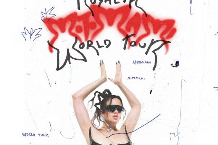 Rosalía en concert à l’Accor Arena de Paris en décembre 2022 pour son Motomami World Tour