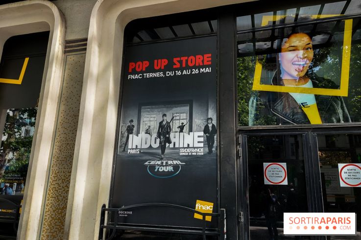 Pop up store Indochine à la Fnac des Ternes