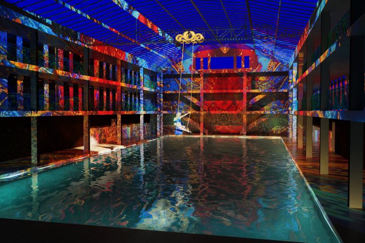 Nuit Blanche 2022 à Paris : installation immersive signée Annie Sperling à la piscine Molitor