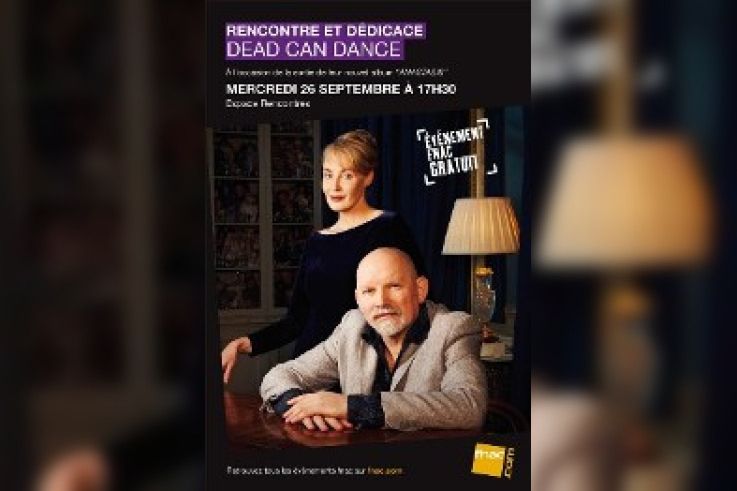 Dead Can Dance en rencontre et dédicace à la Fnac du Forum des Halles