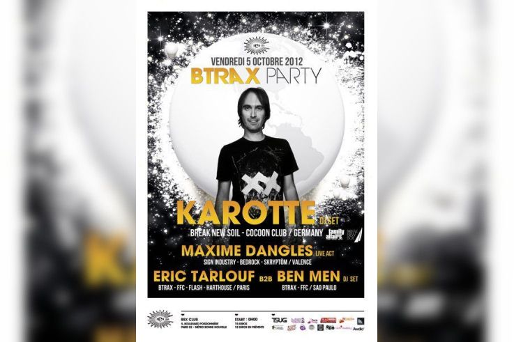 Btrax Party avec Karotte & More au Rex Club 