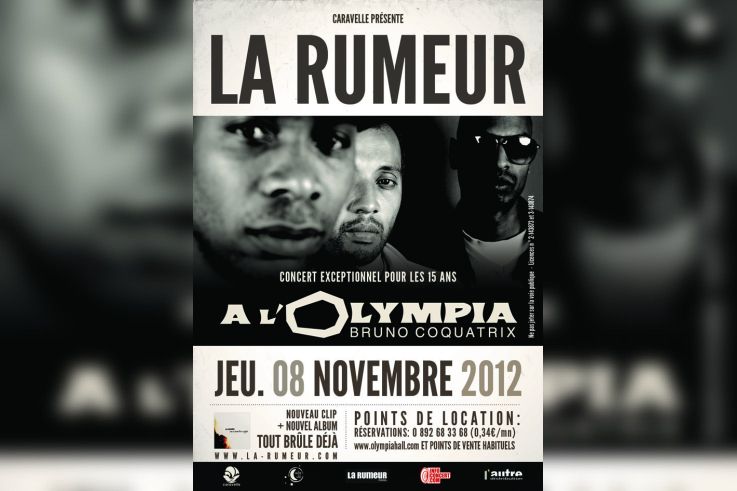 La Rumeur en concert à l’Olymipa