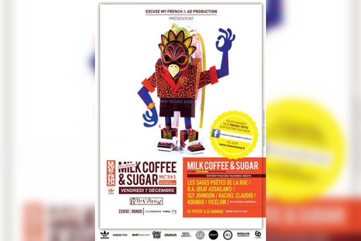 Excuse My French présente Milk Coffee Sugar & guests