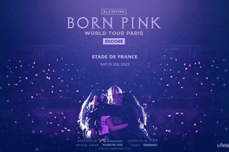 BLACKPINK en concert au Stade de France en juillet 2023 
