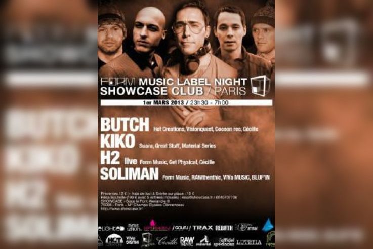 Form Music au Showcase avec Butch et Kiko