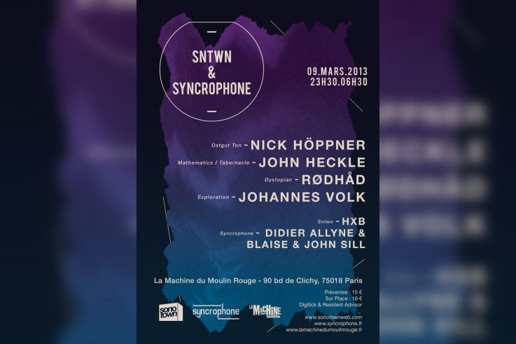 SNTWN & Syncrophone à la Machine du Moulin Rouge 