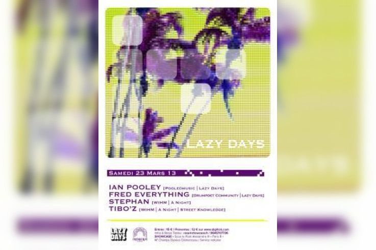 Lazy Days au Showcase avec Ian Pooley