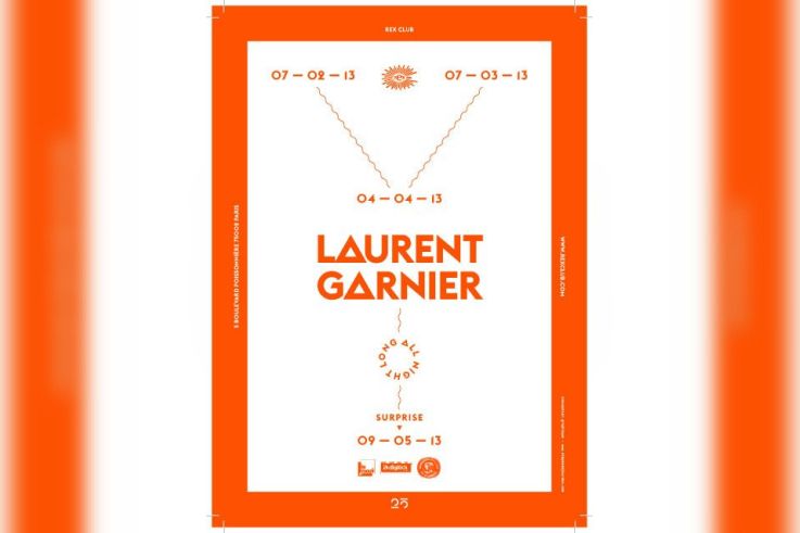 Laurent Garnier All Night Long pour les 25 ans du Rex Club 