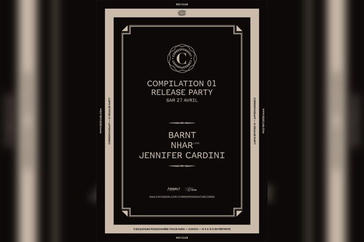 Correspondant #1 Release Party au Rex Club 