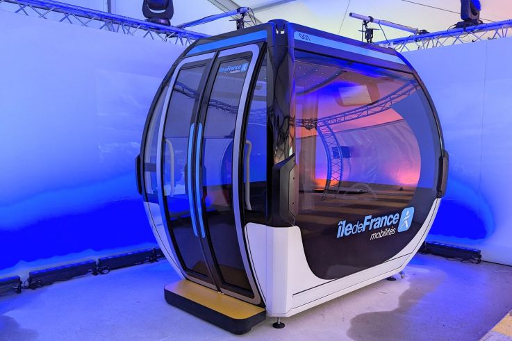 Câble 1 : voici à quoi va ressembler la cabine du 1er téléphérique d'Île-de-France