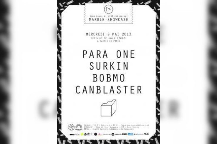 Marble au Showcase avec Surkin et Para One 