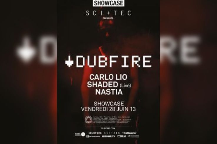 SCI+TEC au Showcase avec Dubfire 