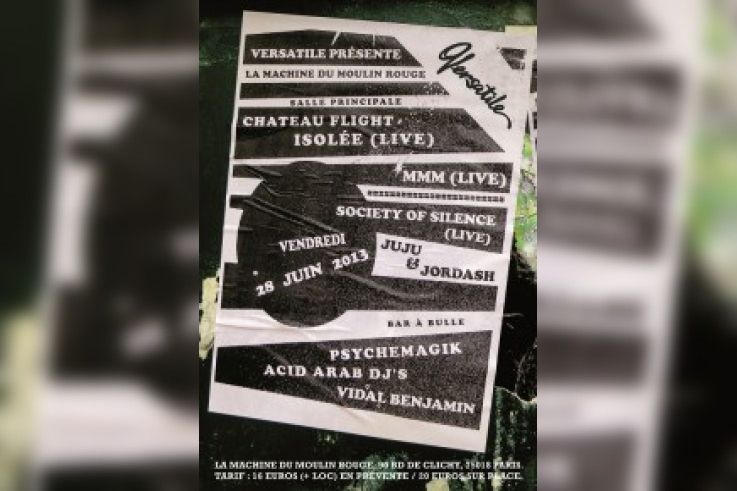 Versatile à la Machine du Moulin Rouge avec Chateau Flight