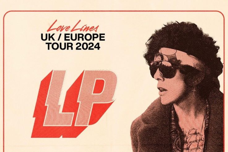 LP en concert à l'Olympia à Paris en mars 2024