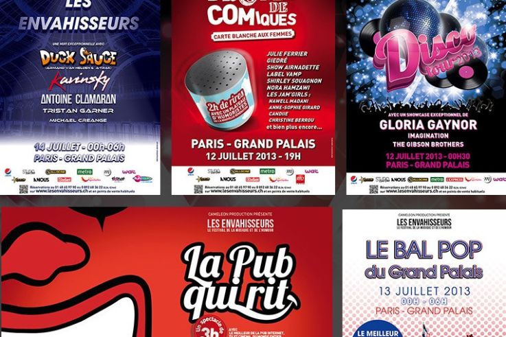 Les Envahisseurs : le festival de la musique et de l'humour au Grand Palais