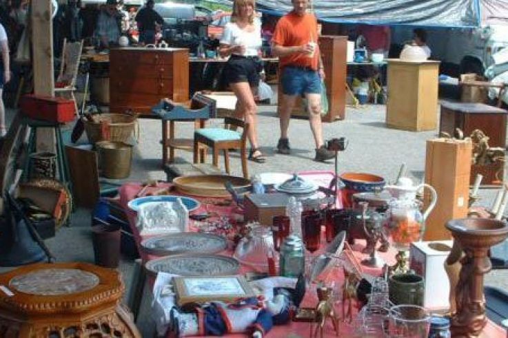 marché puces shopping