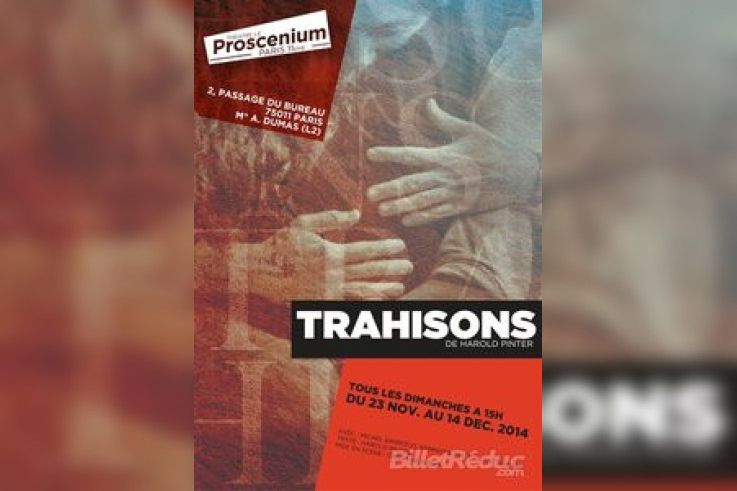 Trahisons d'Harold Pinter au Proscenium : notre critique 