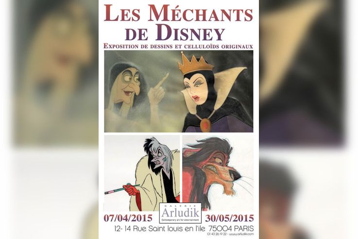Les Méchants de Disney s'exposent chez Arludik