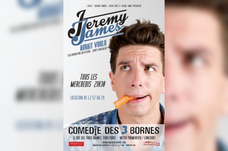 Gagnez vos places pour aller voir Jeremy James à la Comédie des Trois Bornes !