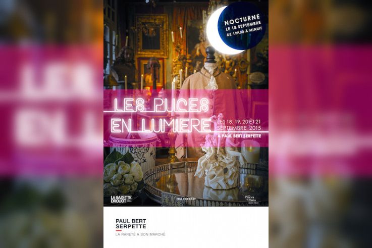 Les Puces en Lumière au marché Paul Bert Serpette