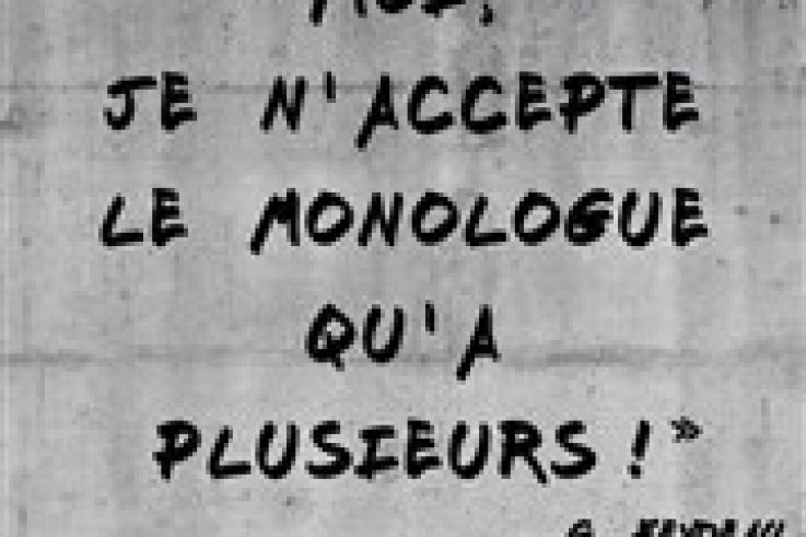 Un monsieur qui n'aime pas les monologues au Théo Théâtre 