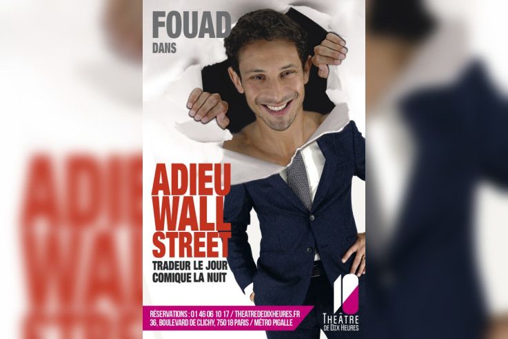 Fouad dans Adieu Wall Street au théâtre de Dix-Heures : notre critique