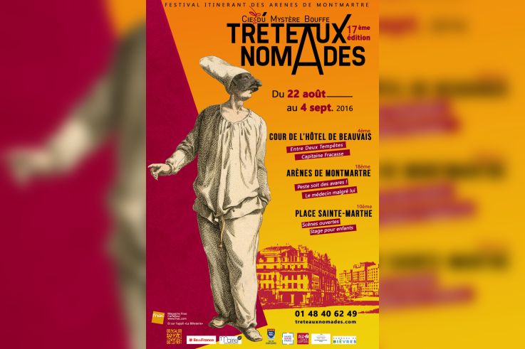 Tréteaux nomades 2016, festival de théâtre itinérant