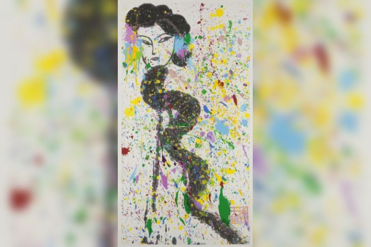 Walasse Ting 『le voleur de fleurs』 オンライン