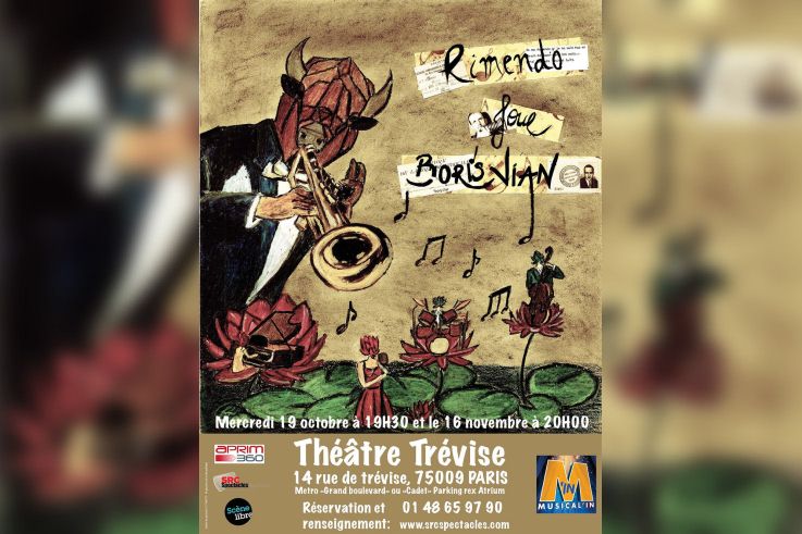 Rimendo joue Boris Vian au théâtre Trévise