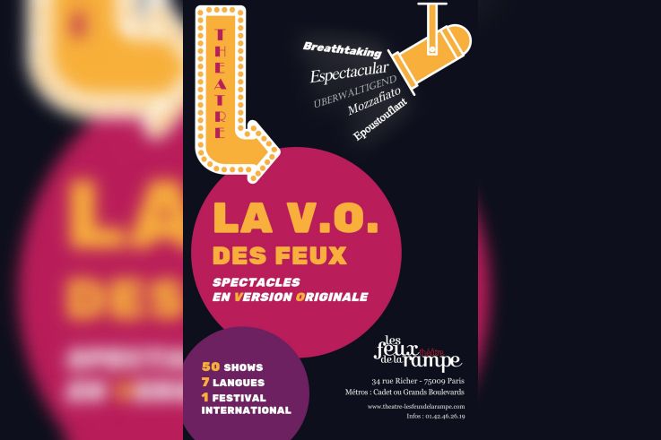 La V.O. des Feux : des spectacles étrangers aux Feux de la Rampe