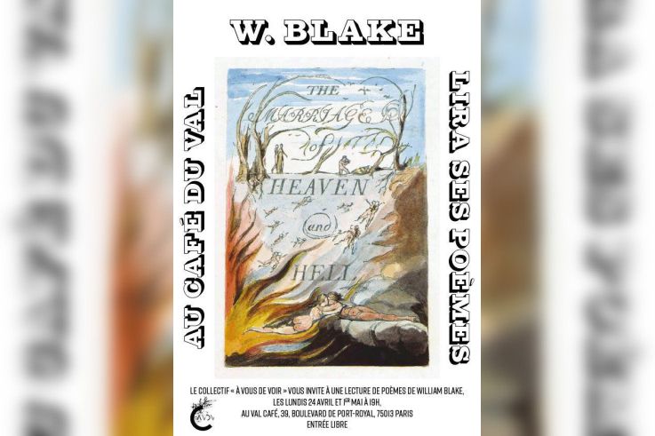 Lecture de William Blake et couscous offert au Val Café