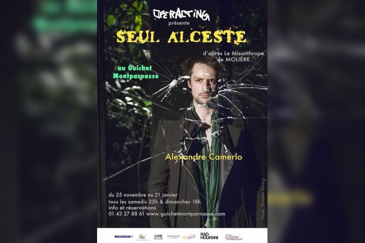 Seul Alceste d'après Le Misanthrope au Guichet Montparnasse