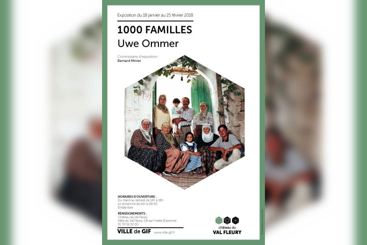 1000 Familles, expo photo d'Uwe Ommer au château du Val Fleury (Gif-sur-Yvette)