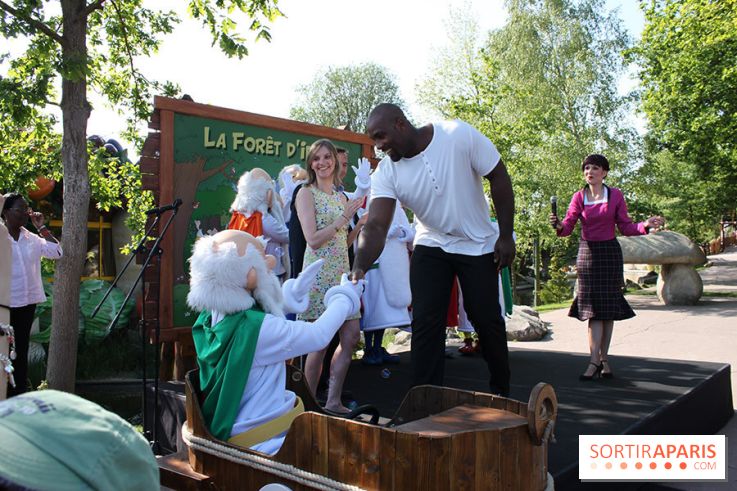 Inauguration officielle de la Forêt d'Idefix avec Teddy Riner
