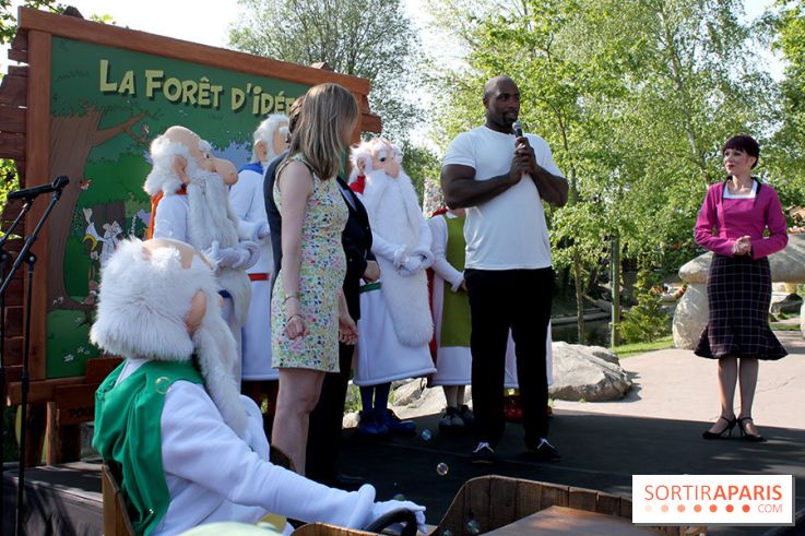 Inauguration officielle de la Forêt d'Idefix avec Teddy Riner