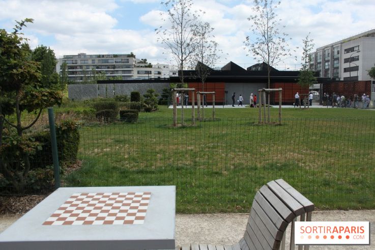 Parc Citroën : table de jeu