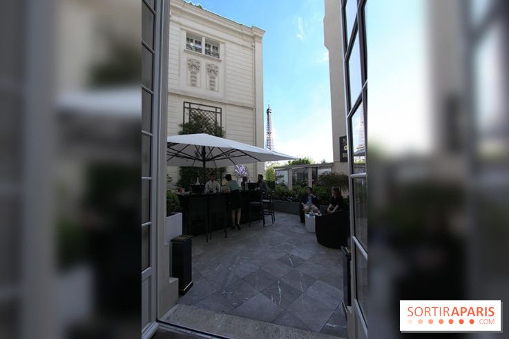 La terrasse d'été du Shangri-La Paris by Belvedere