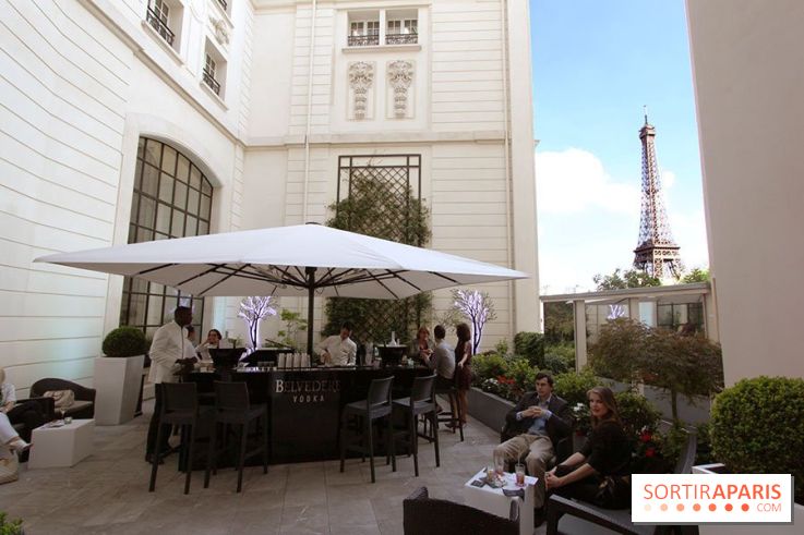 La terrasse d'été du Shangri-La Paris by Belvedere