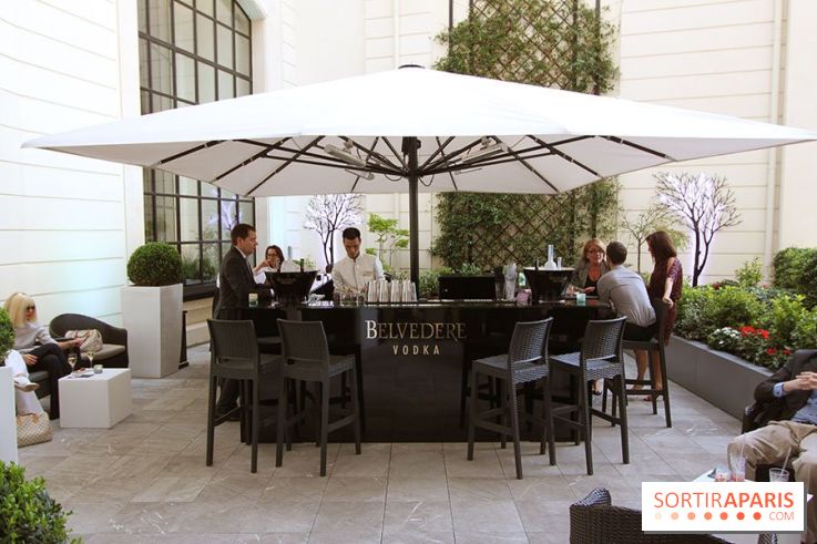 La terrasse d'été du Shangri-La Paris by Belvedere
