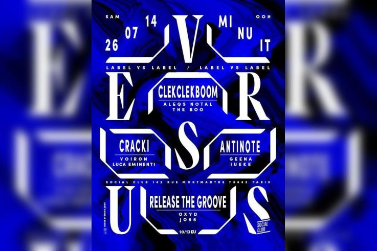 VERSUS Night : CLEKCLEKBOOM vs ANTINOTE vs RELEASE THE GROOVE vs CRACKI