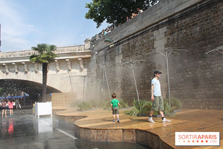 Paris Plage 2014 : brumisateurs