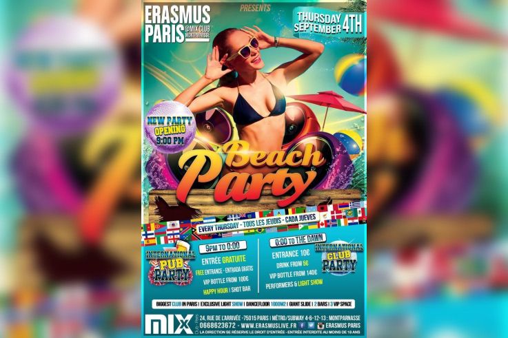 International Pub Party - Beach Party
