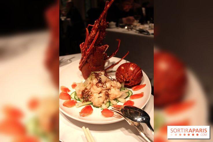 Langouste, cebettes et oignons du Chef Ip