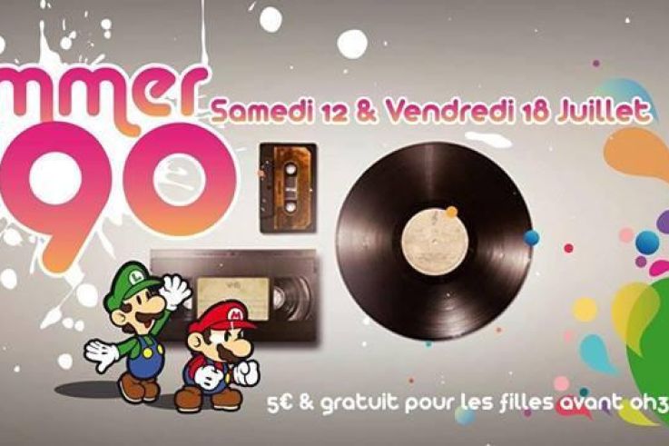 party 90! Gratuit pour les filles
