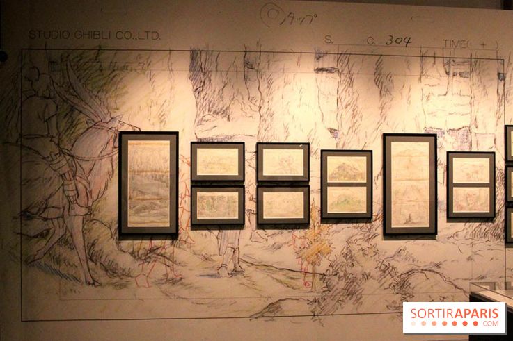 Expo des dessins du Studio Ghibli au Musée Artt Ludique